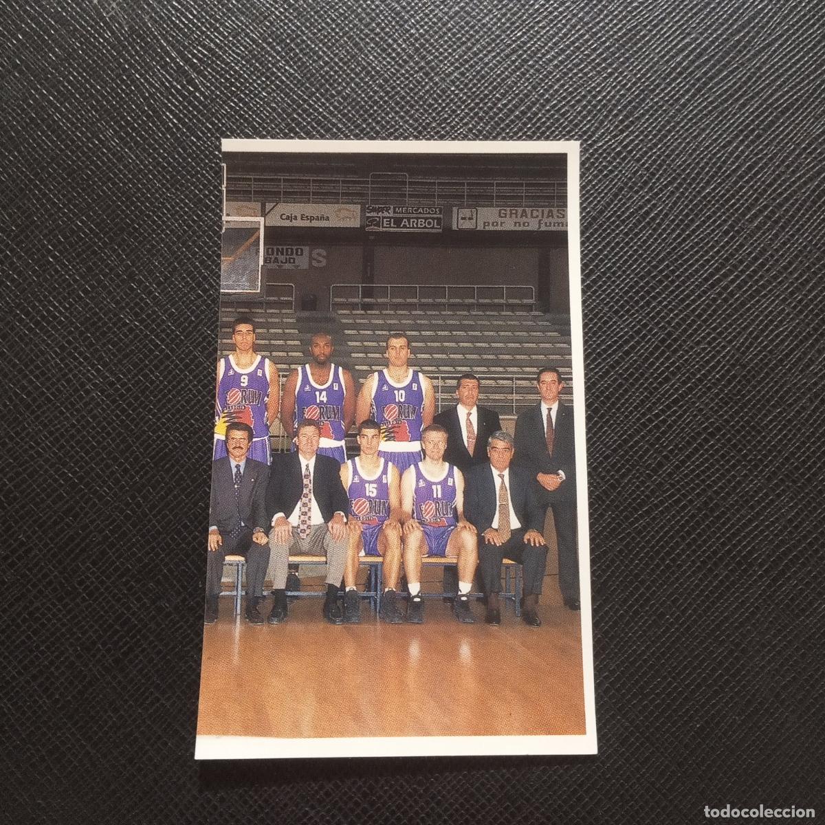 Colecionismo desportivo: 199 PLANTILLA FORUM VALLADOLID MUNDICROMO ACB 96 97 BALONCESTO 1996 1997 - SIN PEGAR - A100 PG406