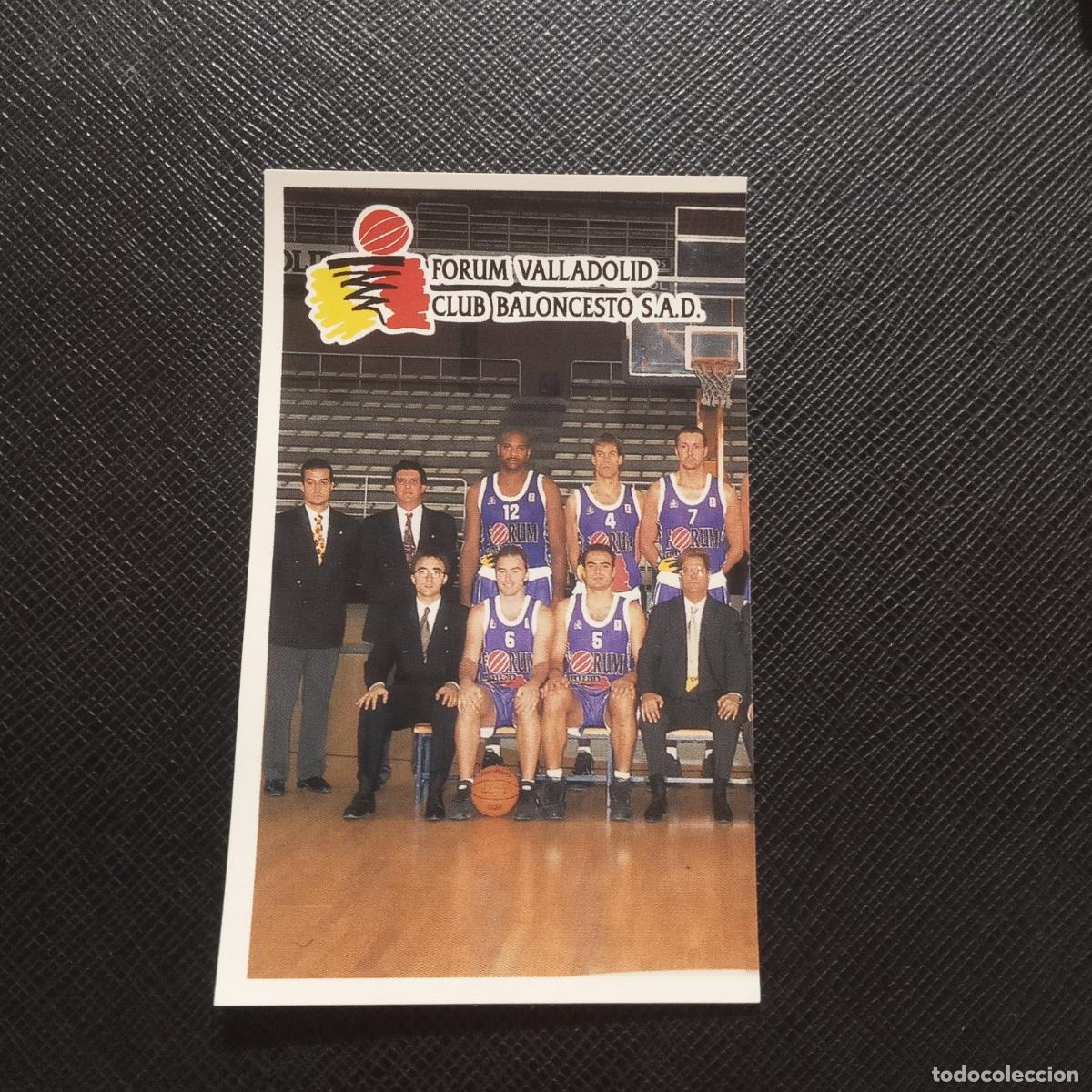 Colecionismo desportivo: 198 PLANTILLA FORUM VALLADOLID MUNDICROMO ACB 96 97 BALONCESTO 1996 1997 - SIN PEGAR - A100 PG406