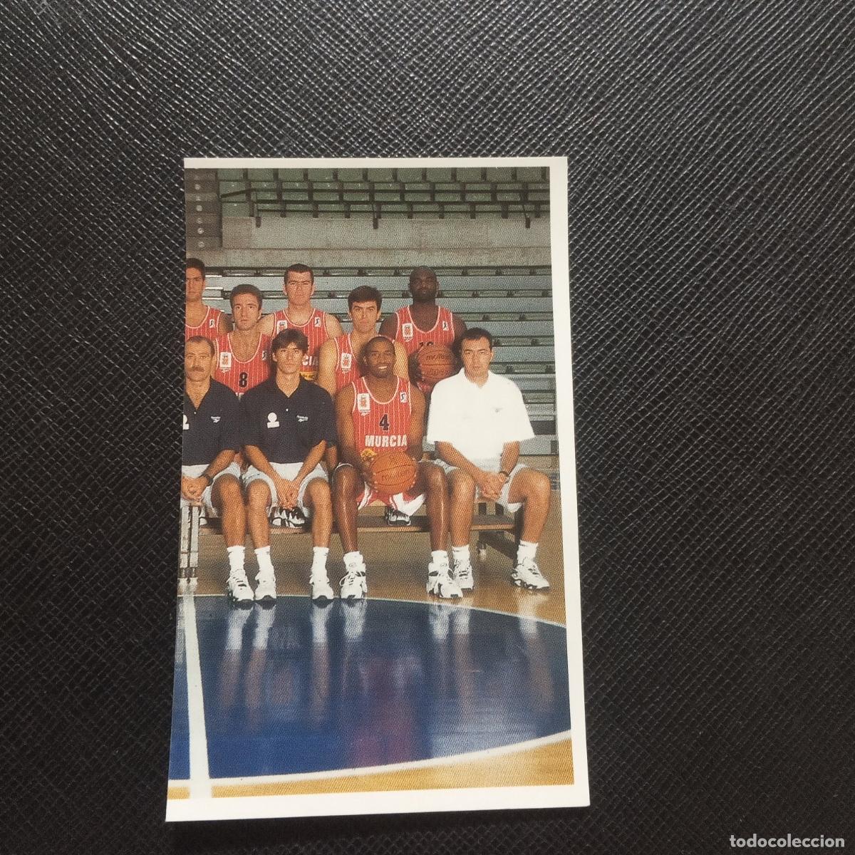 Coleccionismo deportivo: 187 ALINEACION MURCIA MUNDICROMO ACB 96 97 BALONCESTO 1996 1997 - SIN PEGAR - A100 PG415