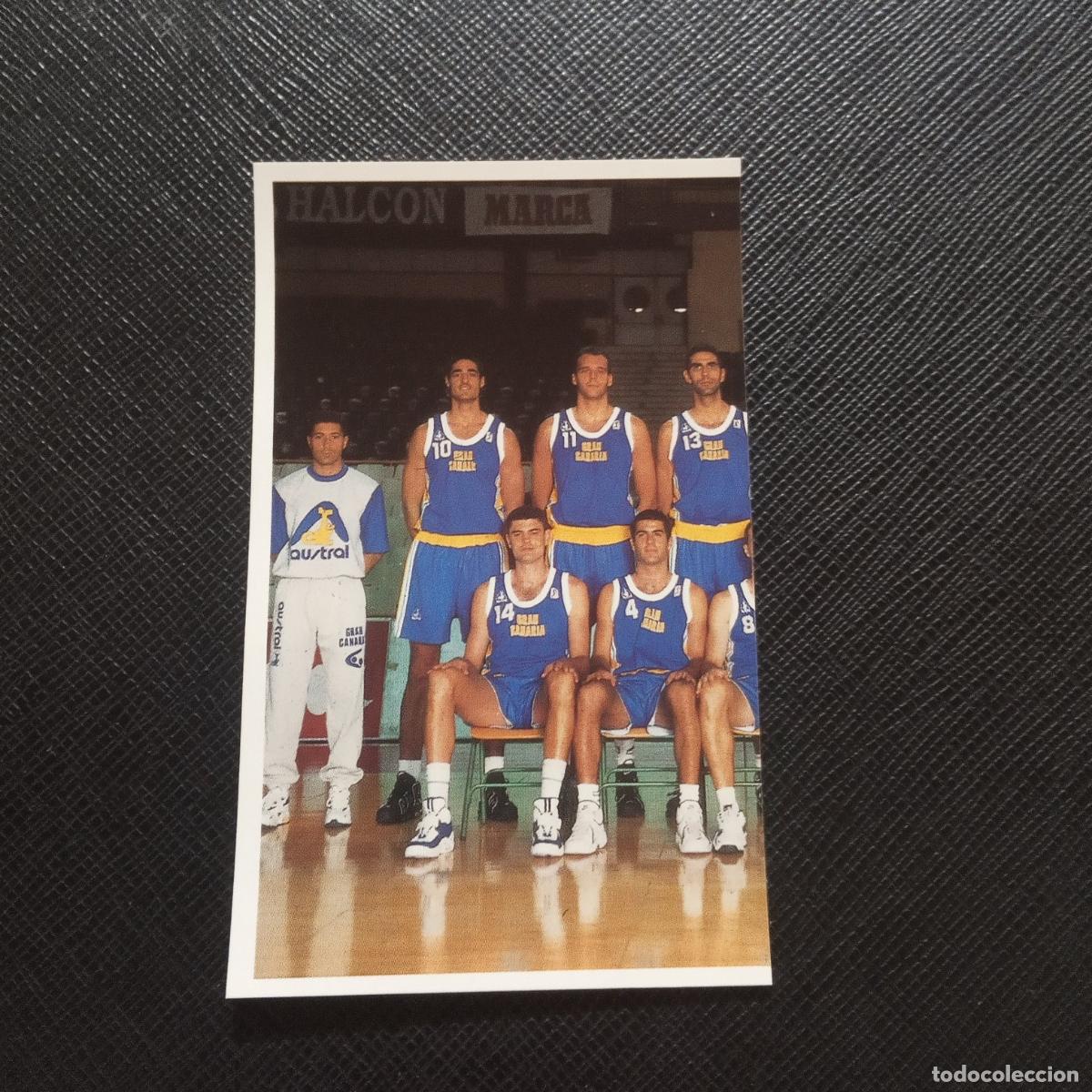 Coleccionismo deportivo: 171 ALINEACION GRAN CANARIA MUNDICROMO ACB 96 97 BALONCESTO 1996 1997 - SIN PEGAR - A100 PG415