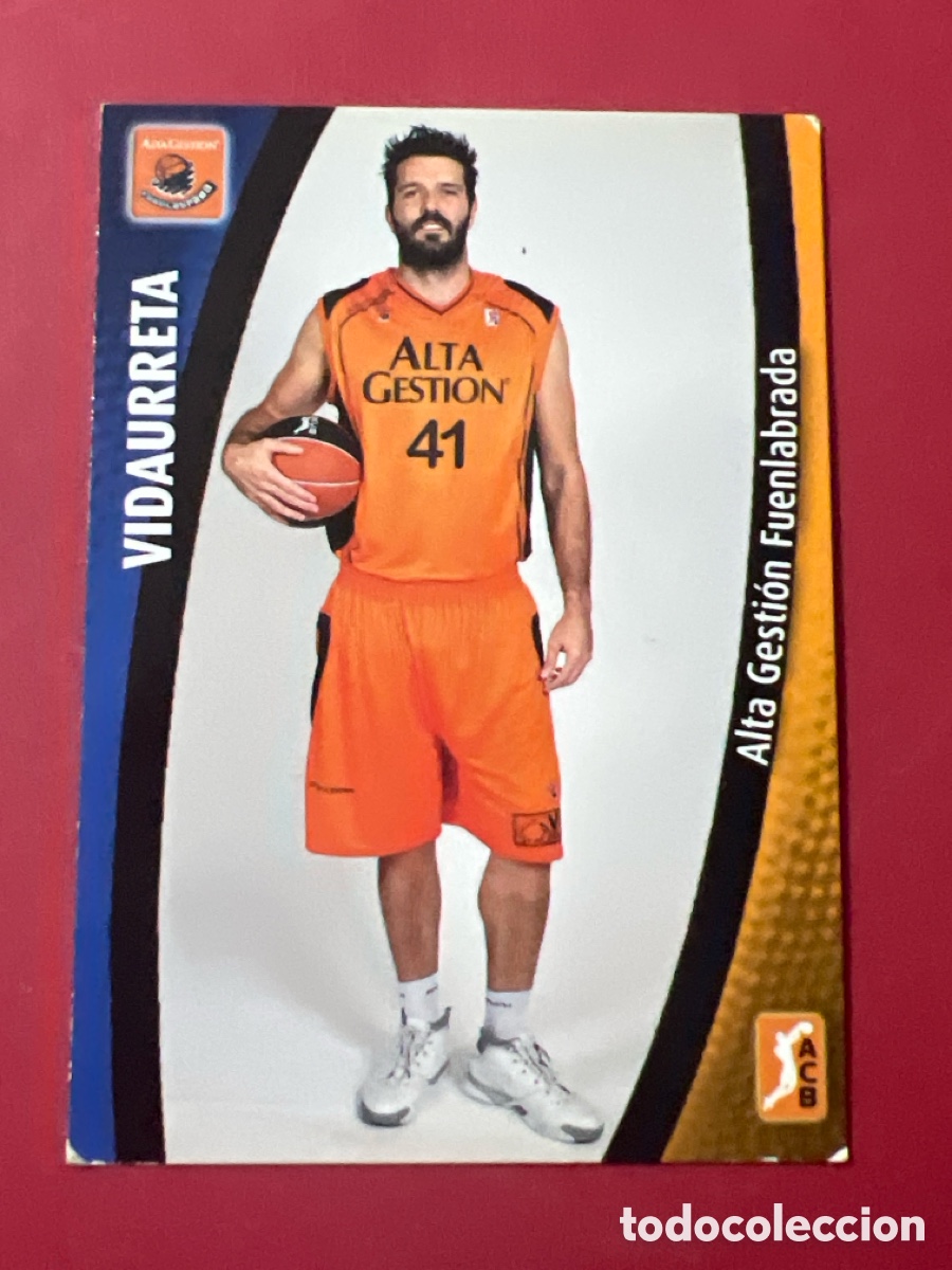 Coleccionismo deportivo: BALONCESTO ACB 2008 2009 PANINI N&ordm; 14 VIDAURRETA (ALTA GESTION FUENLABRADA) - BASKET CROMO 08 09