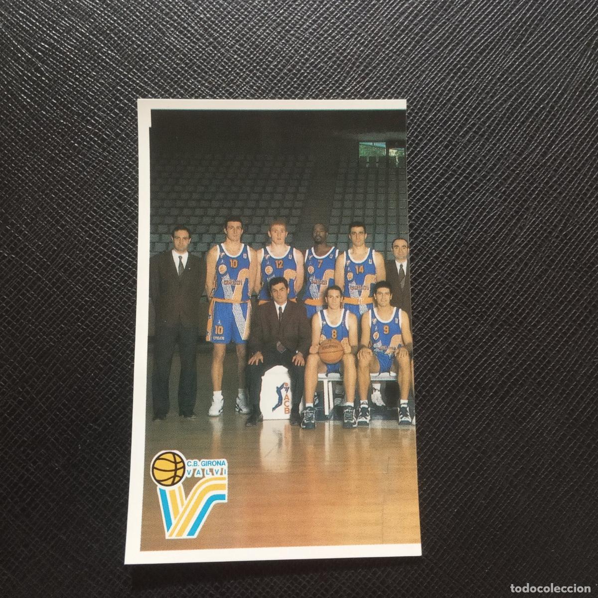 Coleccionismo deportivo: 126 PLANTILLA GIRONA MUNDICROMO ACB 96 97 BALONCESTO 1996 1997 - SIN PEGAR - A100 PG433