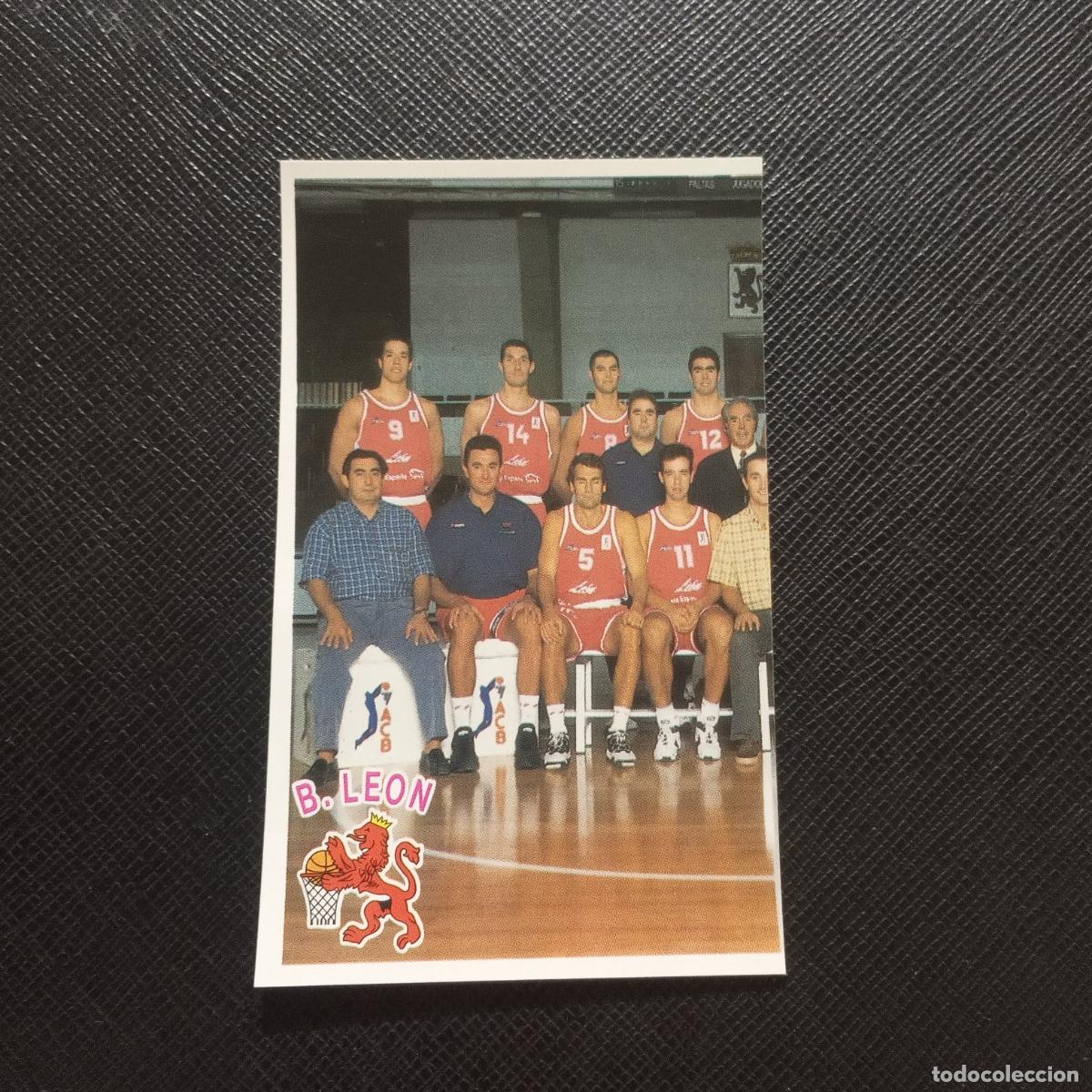 Coleccionismo deportivo: 142 PLANTILLA LEON MUNDICROMO ACB 96 97 BALONCESTO 1996 1997 - SIN PEGAR - A100 PG433