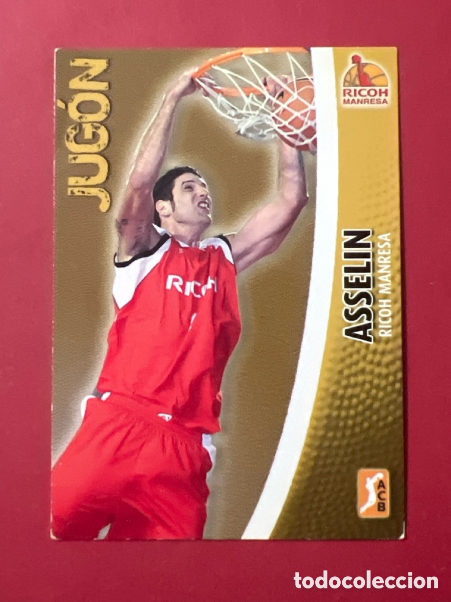 Coleccionismo deportivo: C689. ASSELIN # 250 JUGON RICOH MANRESA BALONCESTO ACB 2008/09 PANINI