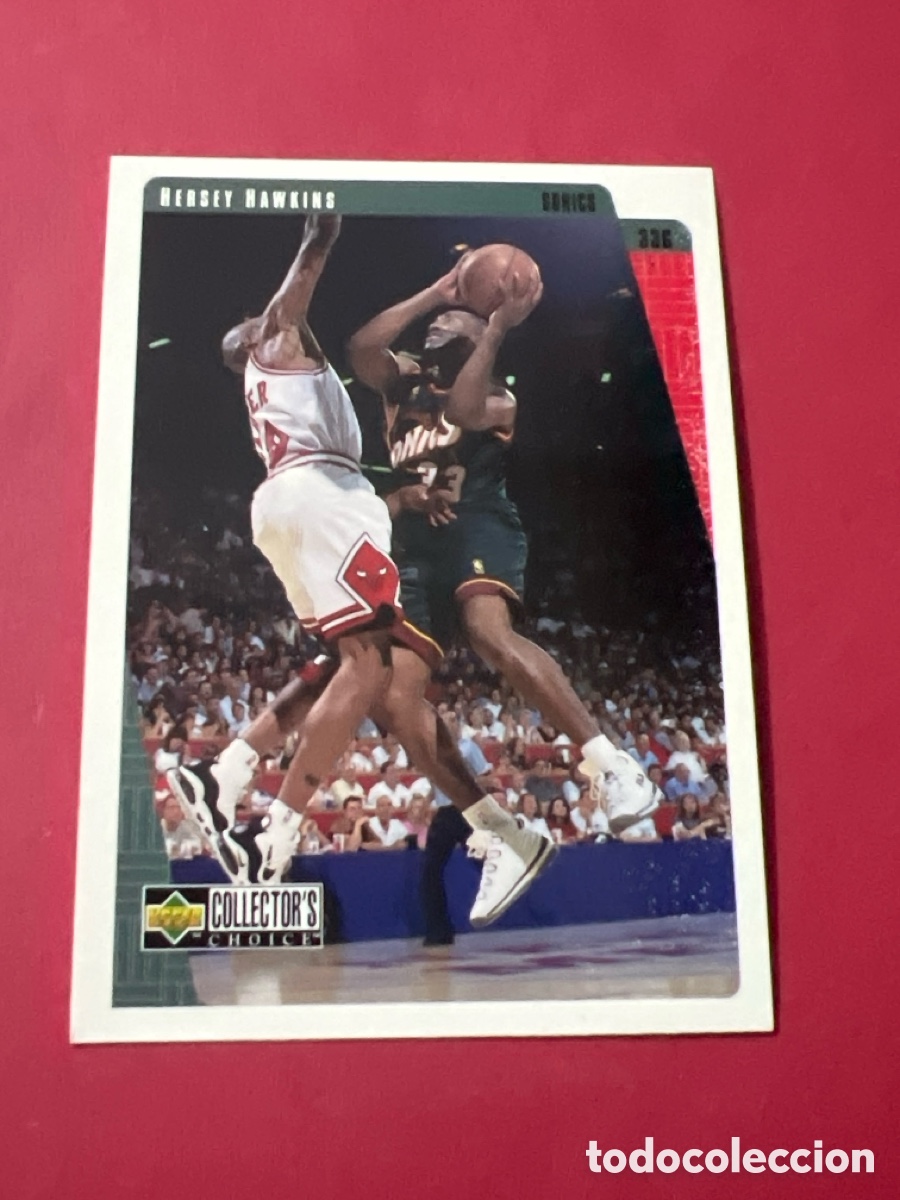 Coleccionismo deportivo: C734. 1997-98 Upper Deck Collector's Choice Hersey Hawkins #131