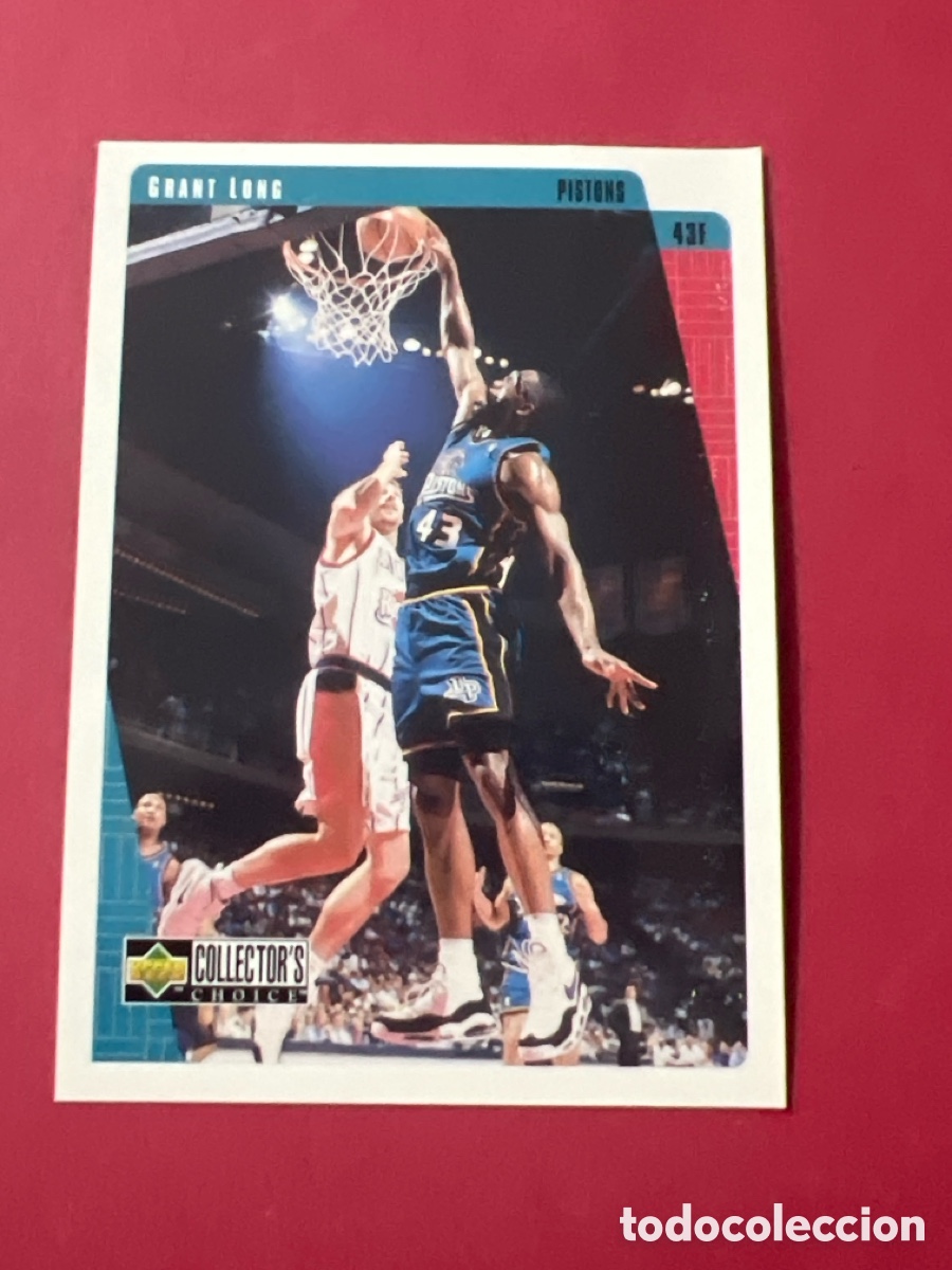 Coleccionismo deportivo: C737. 1997-98 UD COLLECTORS CHOICE GRANT LONG DETROIT PISTONS #40