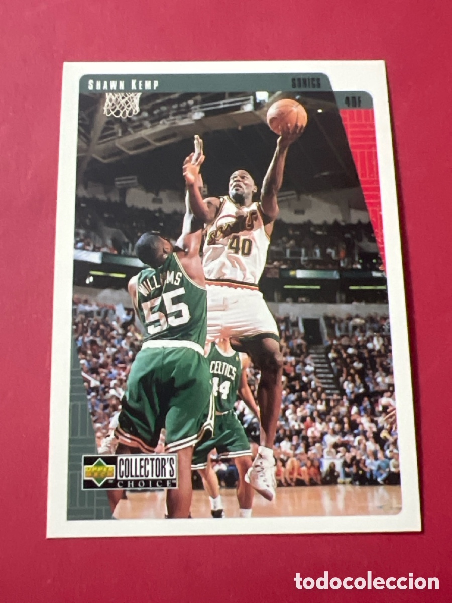 Coleccionismo deportivo: C741. Shawn Kemp 1997-98 Collector's Choice Basketball card #130 Seattle SuperSonics