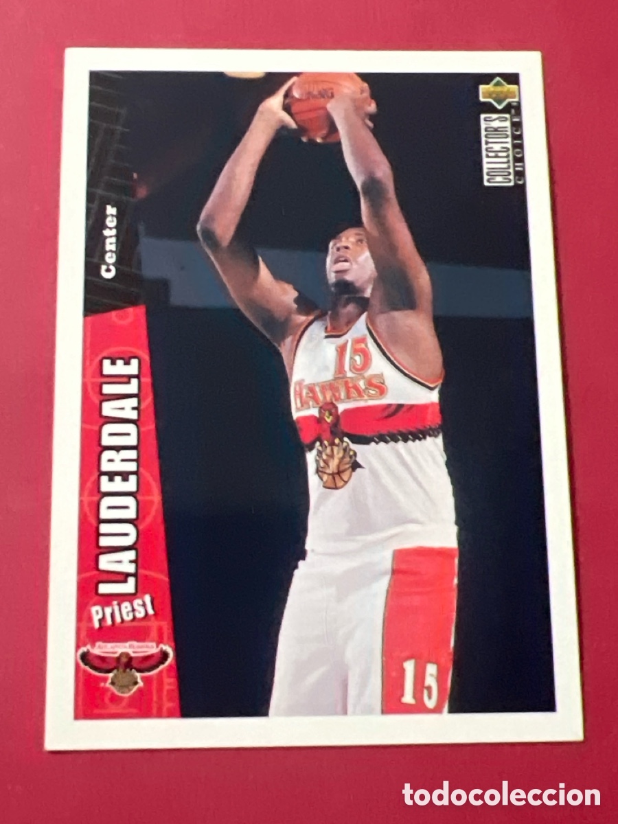 Coleccionismo deportivo: C753. 1996 UD Collectors Choice Basketball R/C Priest Lauderdale Atlanta Hawks #204