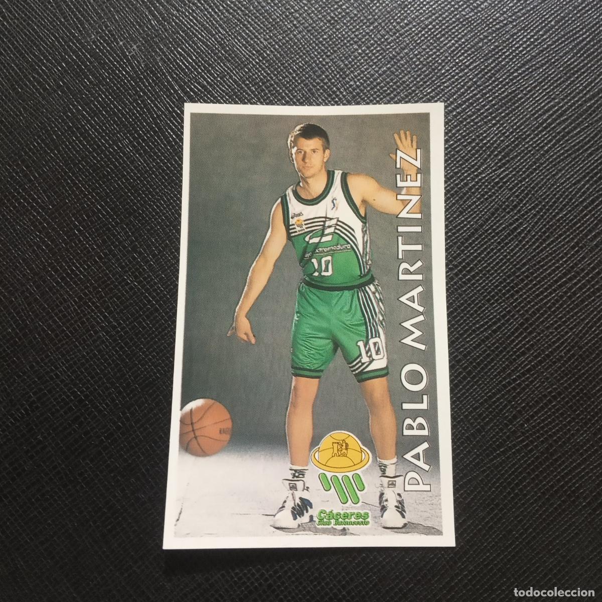 Coleccionismo deportivo: 114 PABLO MARTINEZ CACARES MUNDICROMO ACB 96 97 BALONCESTO 1996 1997 - SIN PEGAR - A100 PG442