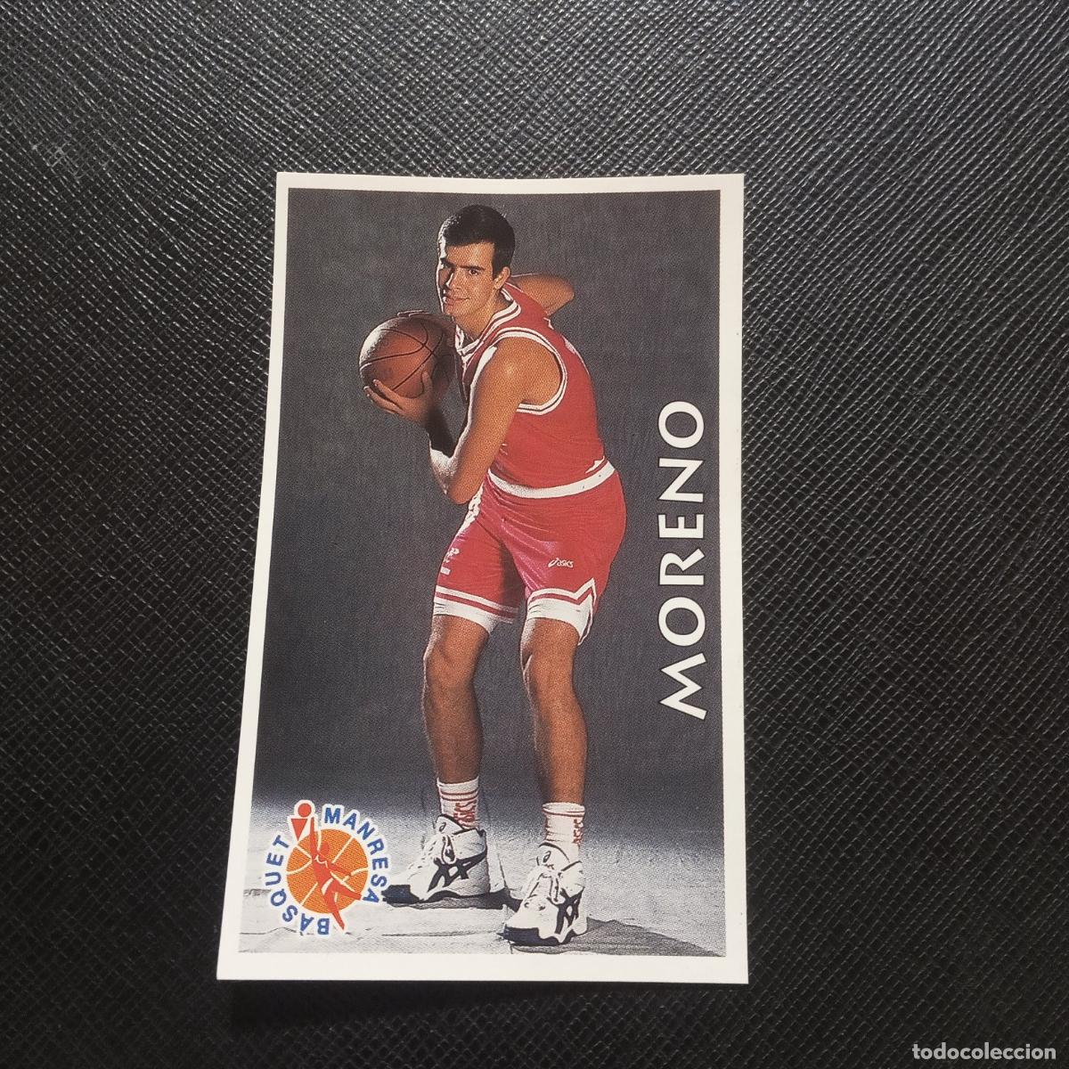 Coleccionismo deportivo: 58 MORENO MANRESA MUNDICROMO ACB 96 97 BALONCESTO 1996 1997 - SIN PEGAR - A100 PG442
