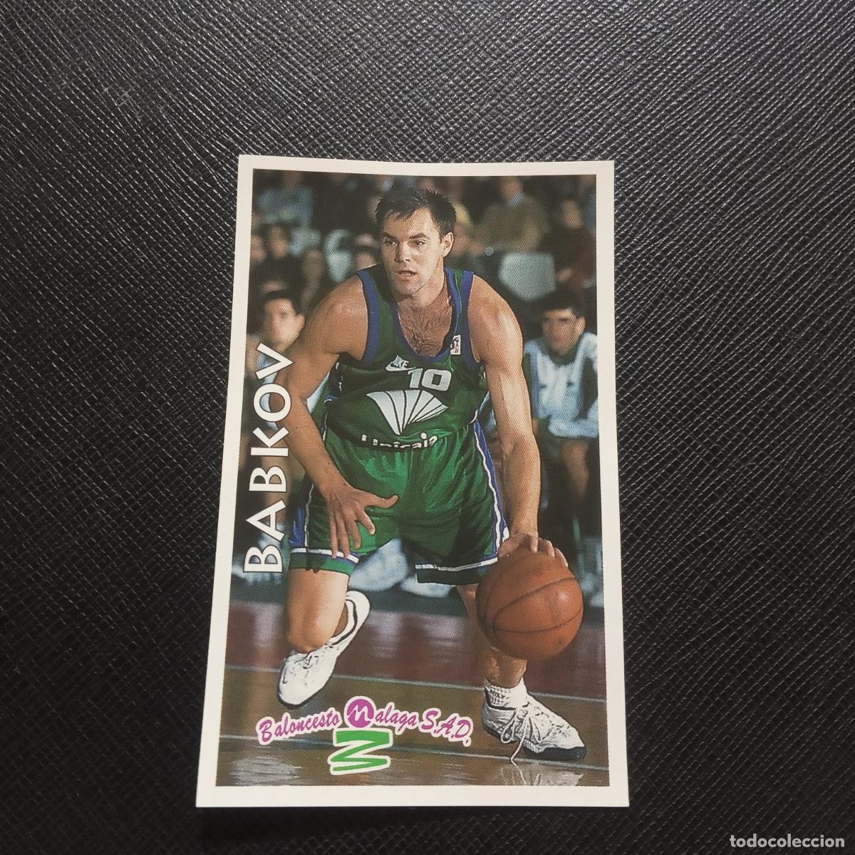 Coleccionismo deportivo: 85 BABKOV MALAGA MUNDICROMO ACB 96 97 BALONCESTO 1996 1997 - SIN PEGAR - A100 PG451