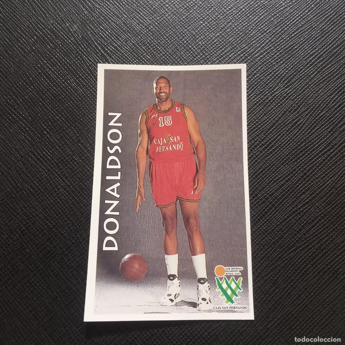 Coleccionismo deportivo: 30 DONALDSON CAJA SAN FERNANDO MUNDICROMO ACB 96 97 BALONCESTO 1996 1997 - SIN PEGAR - A100 PG451