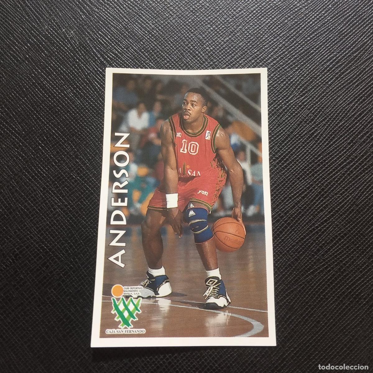 Coleccionismo deportivo: 20 ANDERSON CAJA SAN FERNANDO MUNDICROMO ACB 96 97 BALONCESTO 1996 1997 - SIN PEGAR - A100 PG451