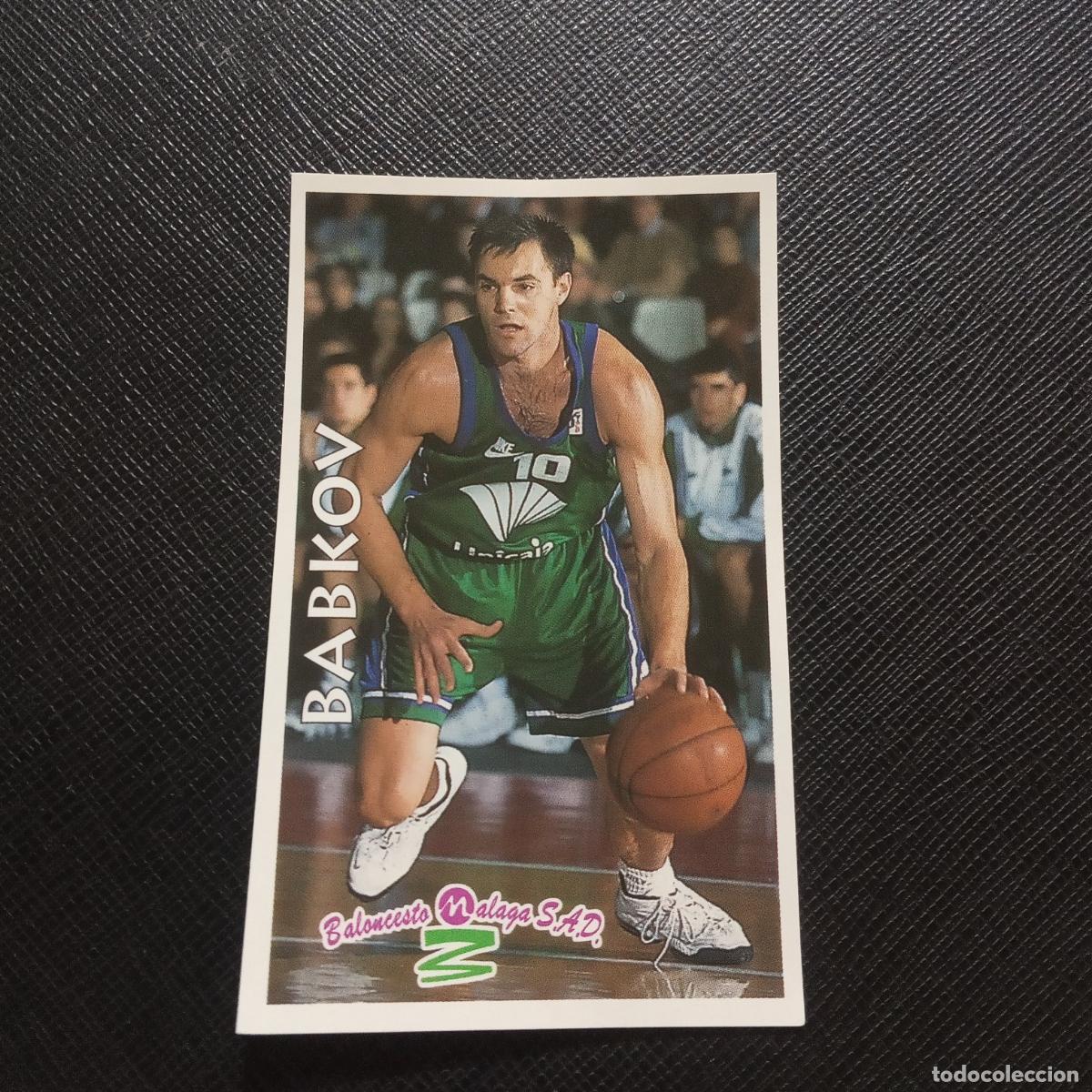 Collezionismo sportivo: 85 BABIKOV MALAGA MUNDICROMO ACB 96 97 BALONCESTO 1996 1997 - SIN PEGAR - A100 PG451