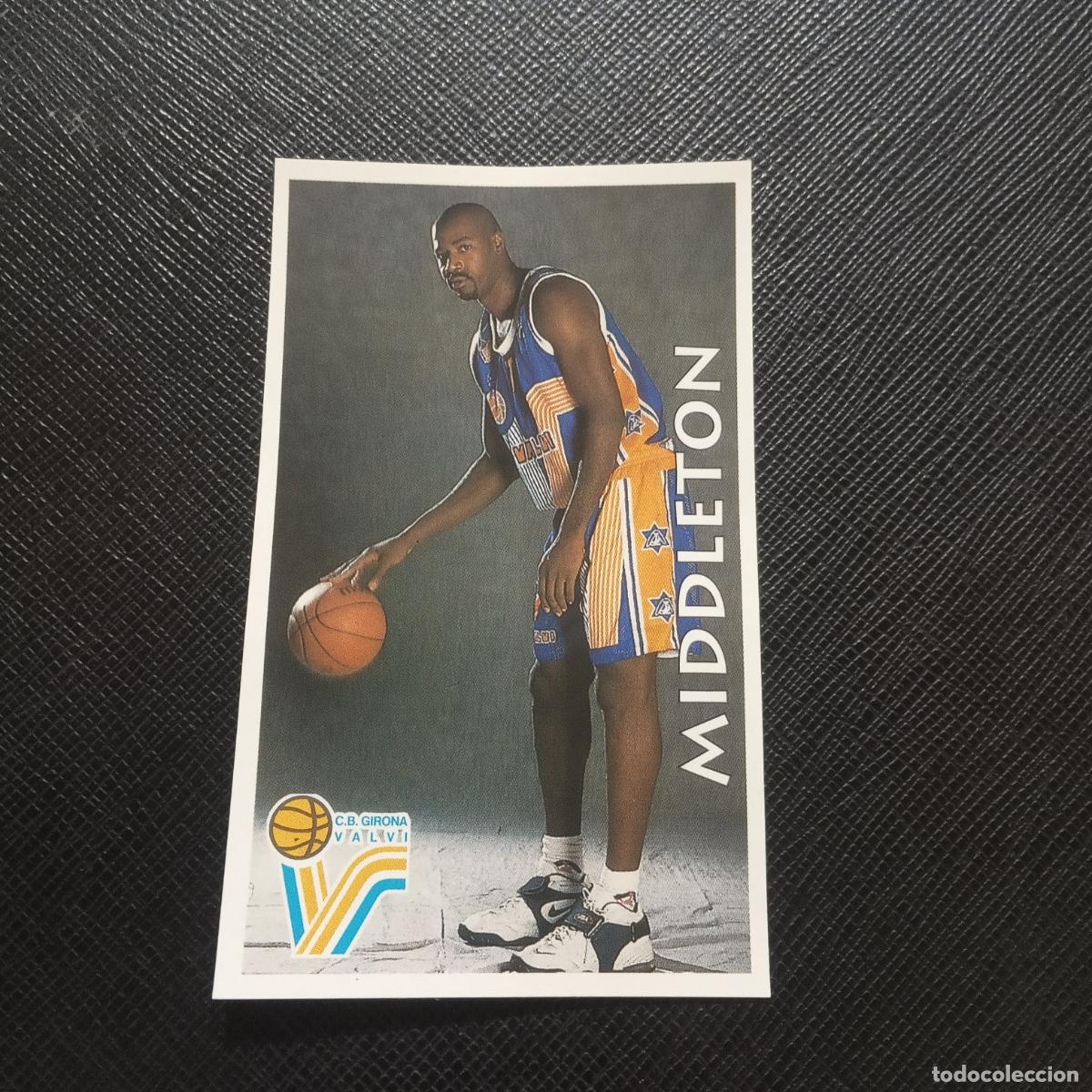 Coleccionismo deportivo: 137 MIDDLETON GIRONA MUNDICROMO ACB 96 97 BALONCESTO 1996 1997 - SIN PEGAR - A100 PG451