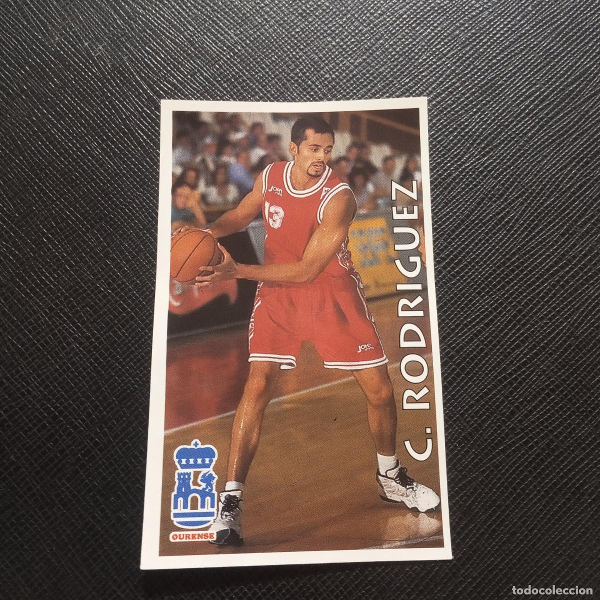 Coleccionismo deportivo: 219 C RODRIGUEZ OURENSE MUNDICROMO ACB 96 97 BALONCESTO 1996 1997 - SIN PEGAR - A100 PG460
