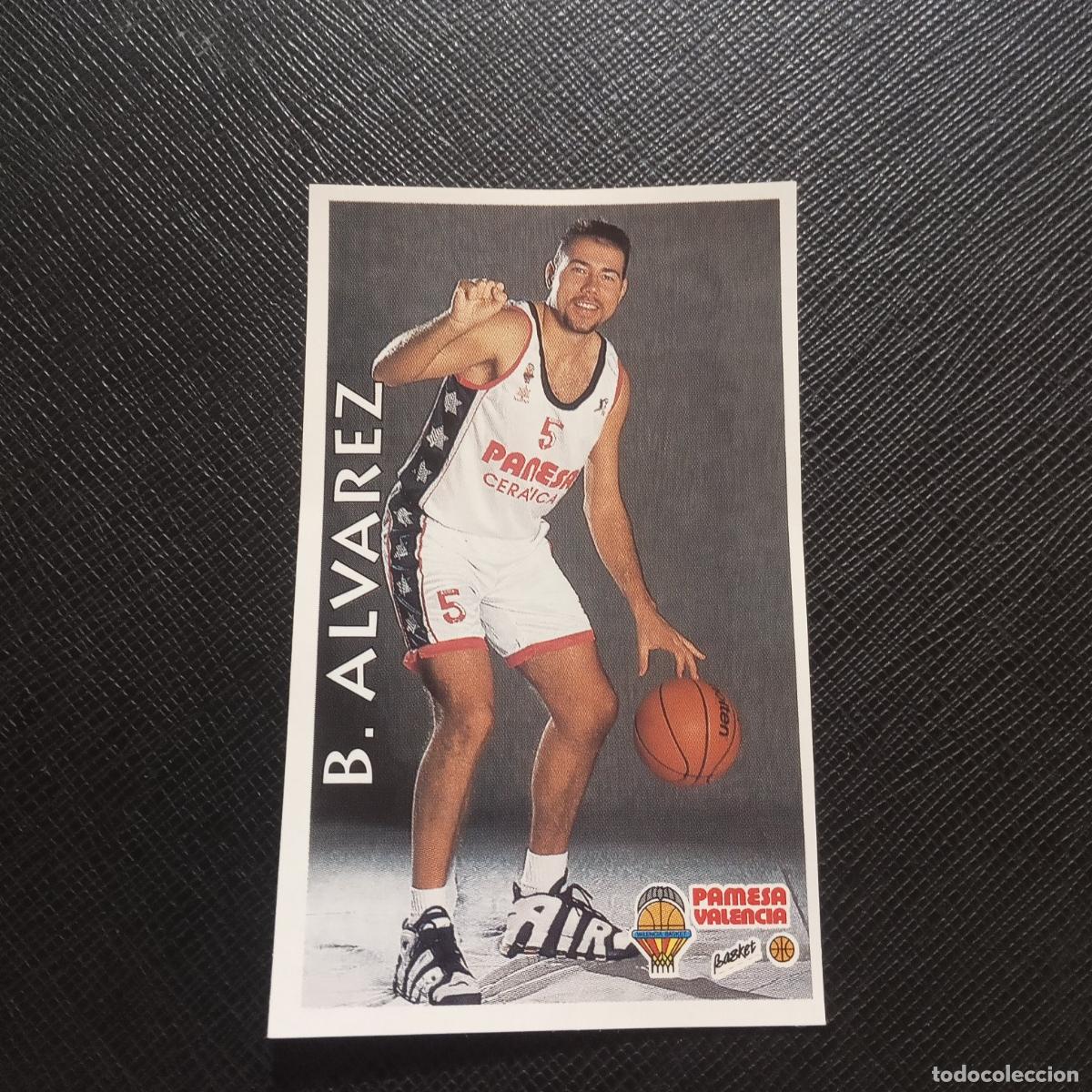 Coleccionismo deportivo: 262 B ALVAREZ PAMESA VALENCIA MUNDICROMO ACB 96 97 BALONCESTO 1996 1997 - SIN PEGAR - A100 PG460