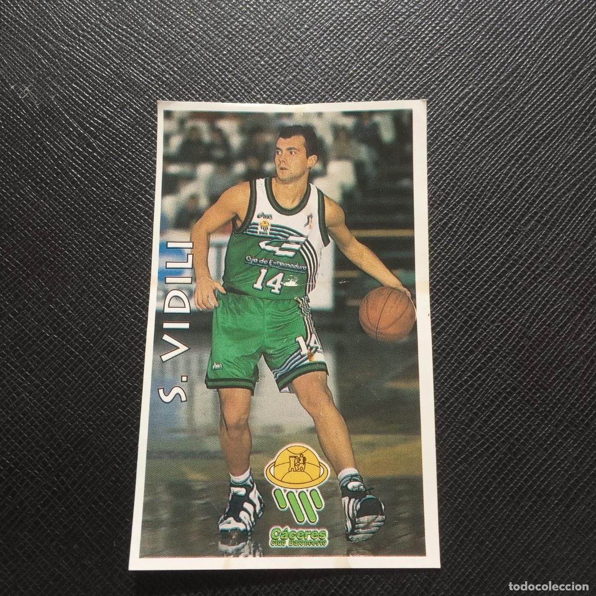 Coleccionismo deportivo: 115 S VIDILI CACARES MUNDICROMO ACB 96 97 BALONCESTO 1996 1997 - SIN PEGAR - A100 PG478