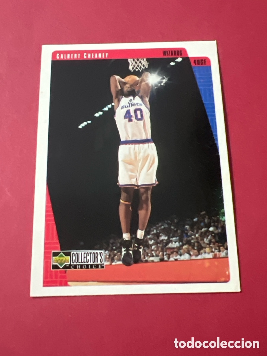Coleccionismo deportivo: C756. CALBERT CHEANEY # 151 WAHINGTON WIZARDS UPPER DECK COLLECTORS CHOICE 1997 NBA BASKETBALL