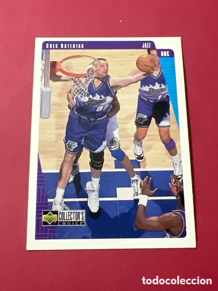 Coleccionismo deportivo: C763. UPPER DECK COLLECTORS CHOICE 1997 NBA N&ordm; 144 GREG OSTERTAG (UTAH JAZZ) - BASKETBALL CROMO 97