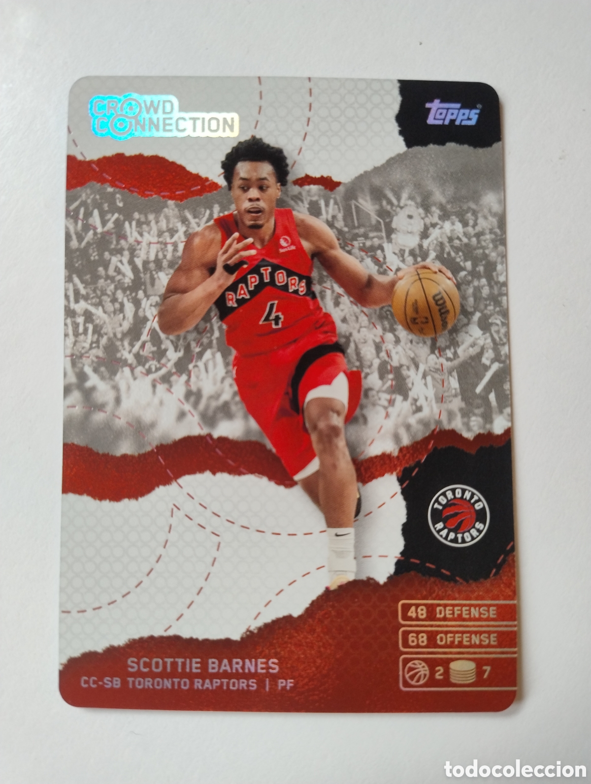 Coleccionismo deportivo: CC SB - Scottie Barnes - Toronto Raptorw - Topps Match Attax NBA 2025 - 2026 Crowd Connection