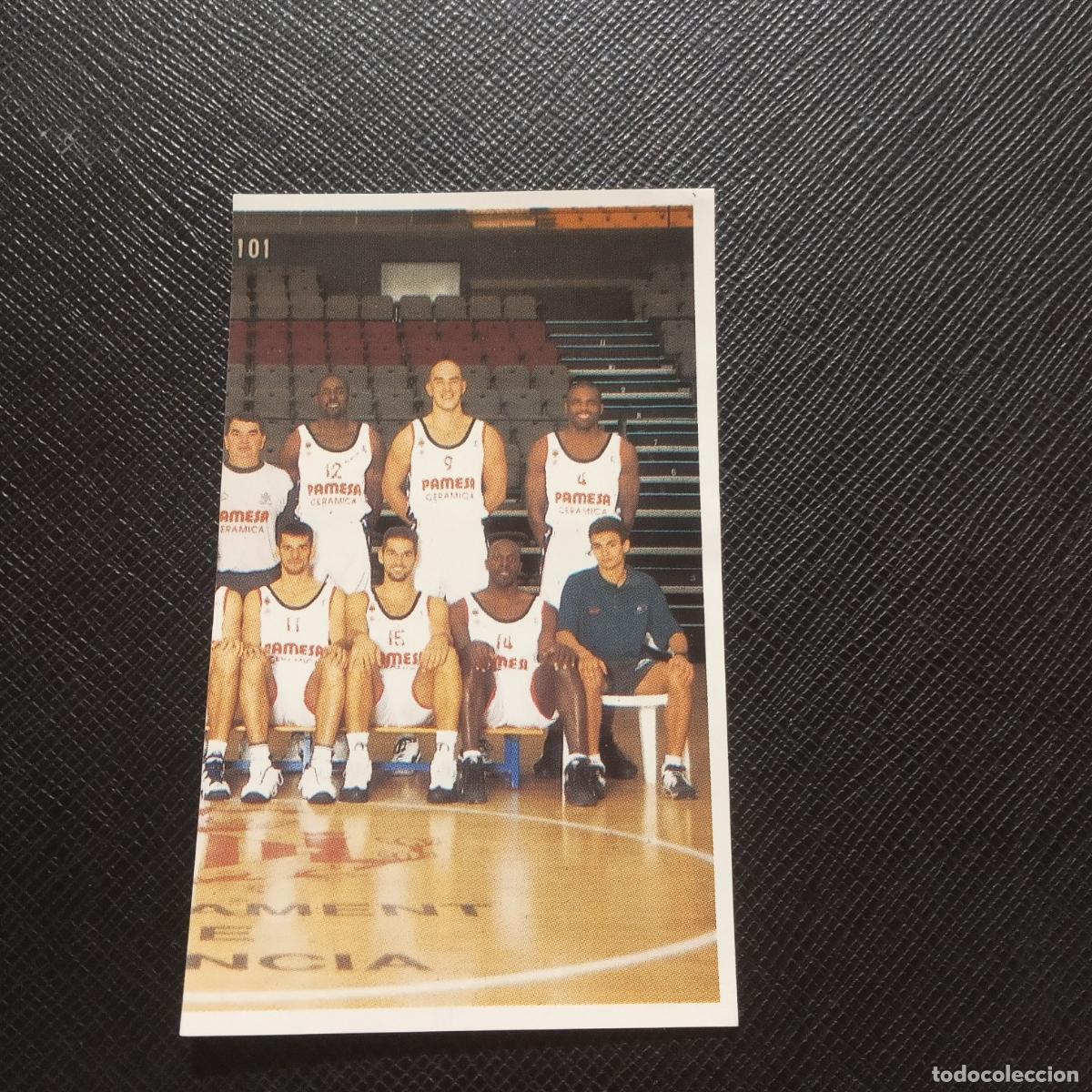 Coleccionismo deportivo: 259 PAMESA VALENCIA PLANTILLA MUNDICROMO ACB 96 97 BALONCESTO 1996 1997 - SIN PEGAR - A100 PG478
