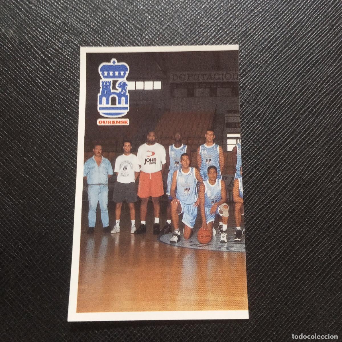 Coleccionismo deportivo: 214 OURENSE PLANTILLA MUNDICROMO ACB 96 97 BALONCESTO 1996 1997 - SIN PEGAR - A100 PG478