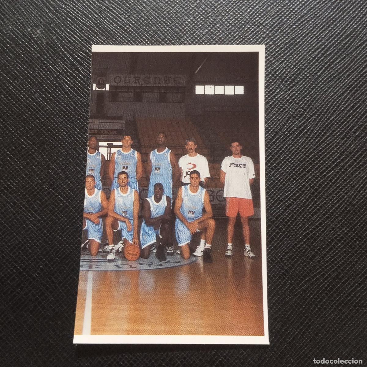 Coleccionismo deportivo: 215 OURENSE PLANTILLA MUNDICROMO ACB 96 97 BALONCESTO 1996 1997 - SIN PEGAR - A100 PG478