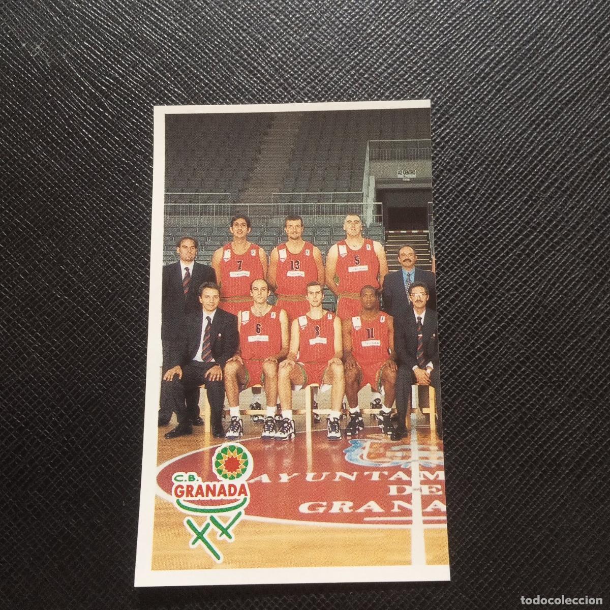 Coleccionismo deportivo: 228 GRANADA PLANTILLA MUNDICROMO ACB 96 97 BALONCESTO 1996 1997 - SIN PEGAR - A100 PG478