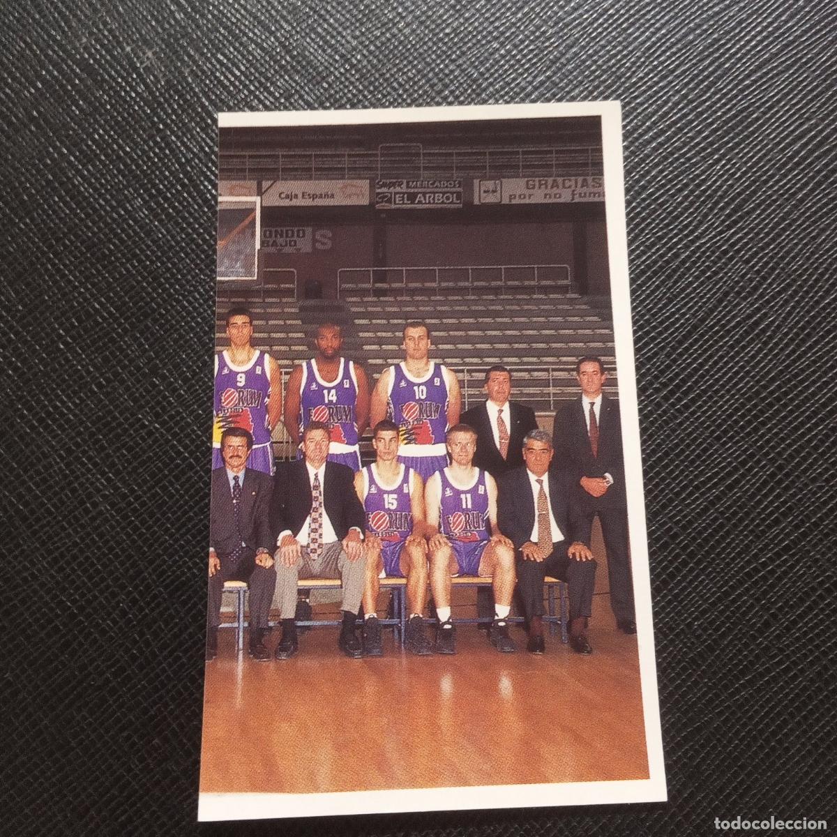Coleccionismo deportivo: 199 FURUM VALLADOLID PLANTILLA MUNDICROMO ACB 96 97 BALONCESTO 1996 1997 - SIN PEGAR - A100 PG478