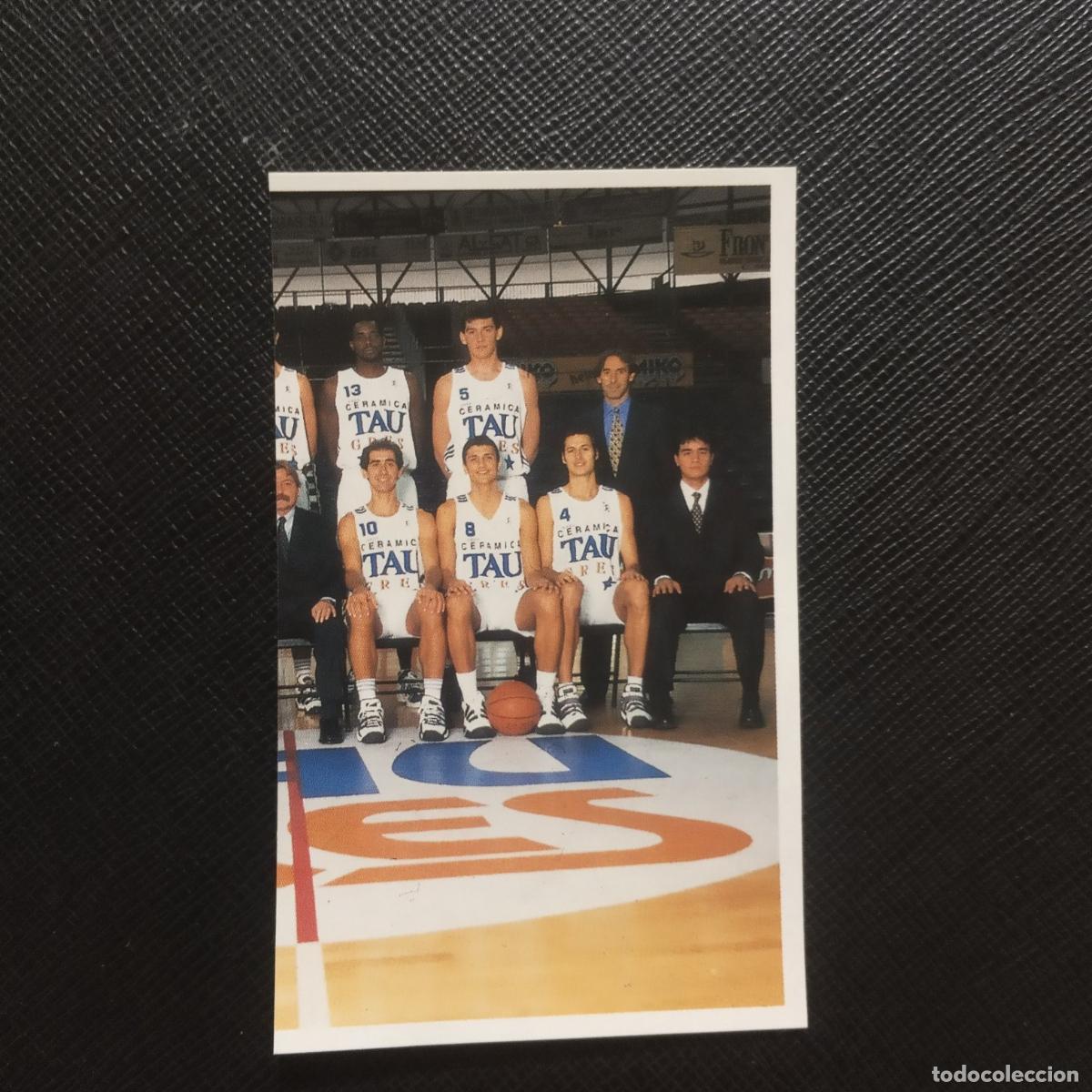 Coleccionismo deportivo: 96 BASKONIA TAUGRES PLANTILLA MUNDICROMO ACB 96 97 BALONCESTO 1996 1997 - SIN PEGAR - A100 PG487