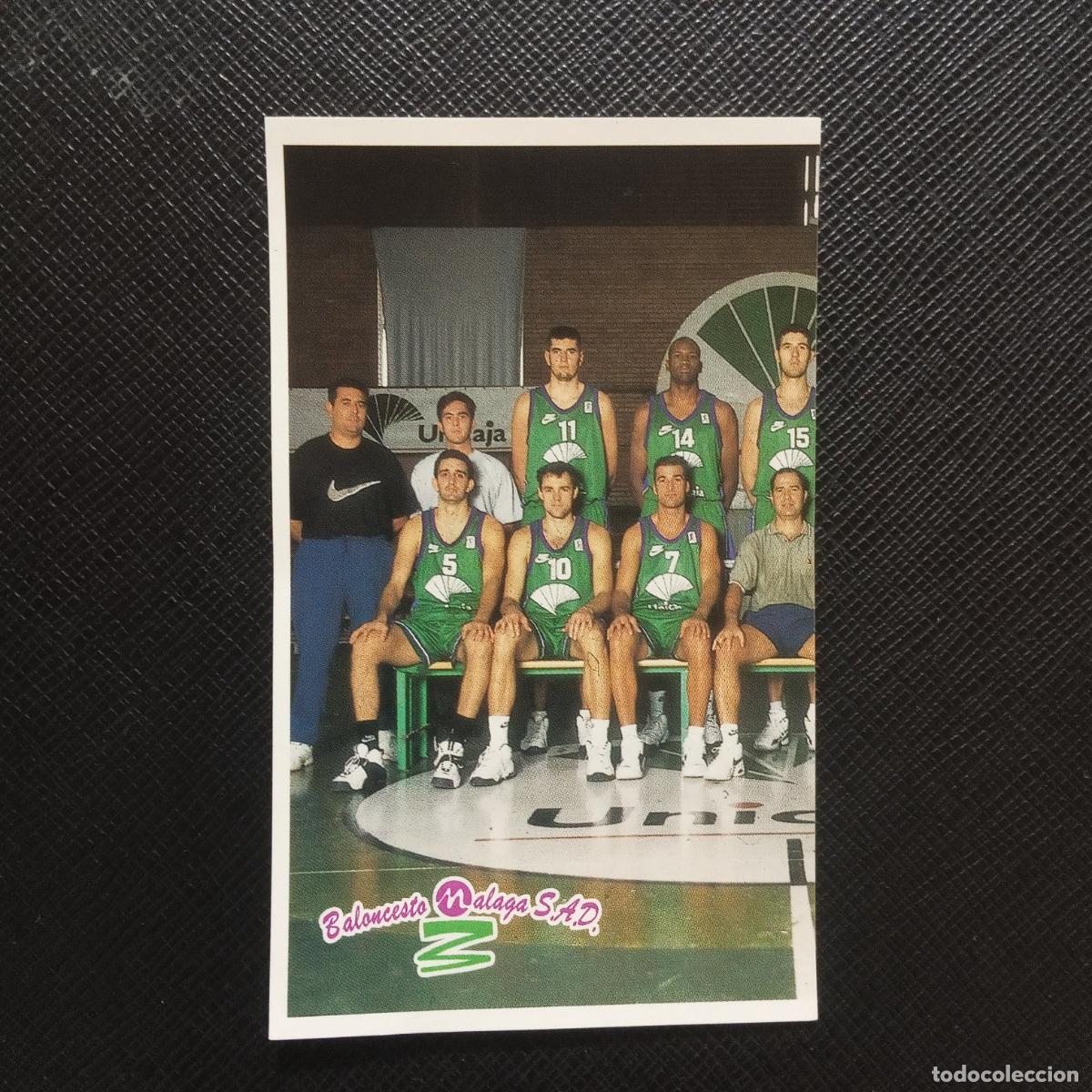 Colecionismo desportivo: 79 MALAGA PLANTILLA MUNDICROMO ACB 96 97 BALONCESTO 1996 1997 - SIN PEGAR - A100 PG487