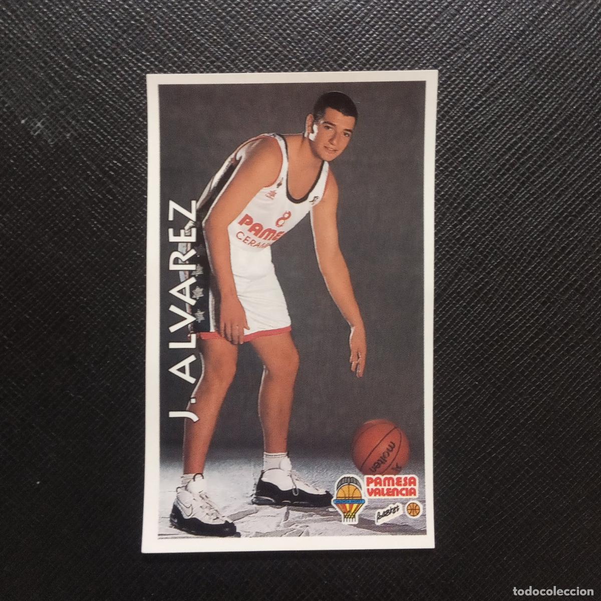 Coleccionismo deportivo: 271 J ALVAREZ PAMESA VALENCIA MUNDICROMO ACB 96 97 BALONCESTO 1996 1997 - SIN PEGAR - A100 PG496