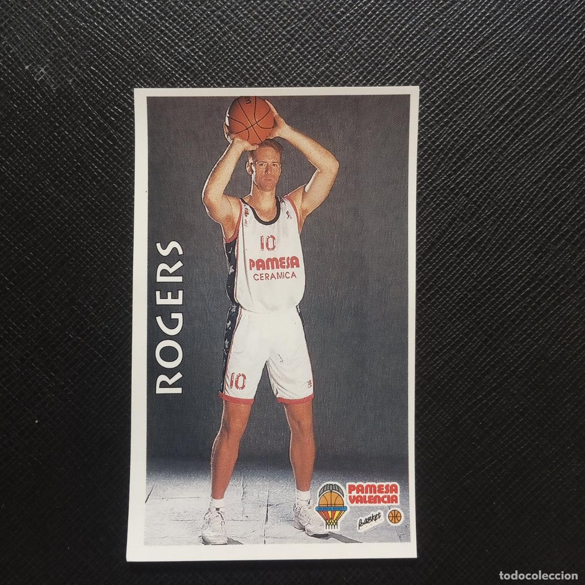 Coleccionismo deportivo: 265 ROGERS PAMESA VALENCIA MUNDICROMO ACB 96 97 BALONCESTO 1996 1997 - SIN PEGAR - A100 PG505