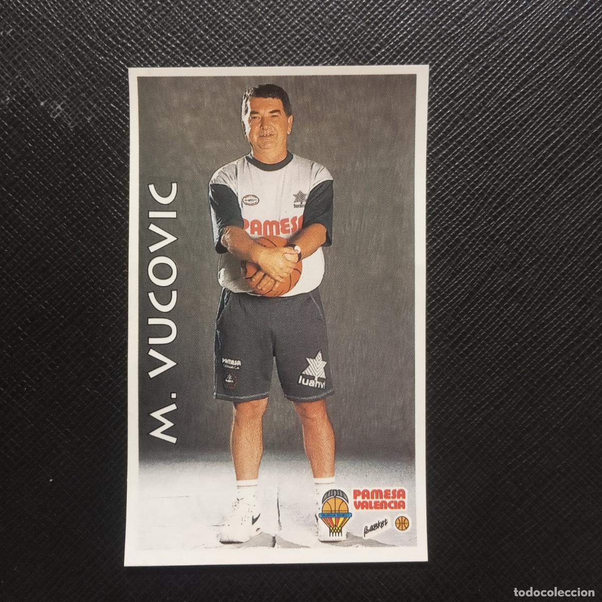 Coleccionismo deportivo: 260 VUCOVIC PAMESA VALENCIA MUNDICROMO ACB 96 97 BALONCESTO 1996 1997 - SIN PEGAR - A100 PG505