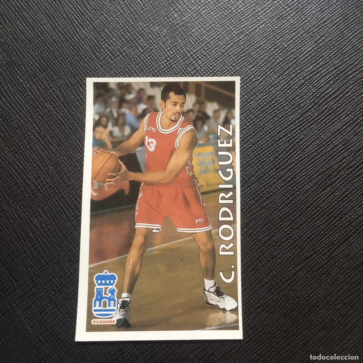 Coleccionismo deportivo: 219 C RODRIGUEZ OURENSE MUNDICROMO ACB 96 97 BALONCESTO 1996 1997 - SIN PEGAR - A100 PG523 B