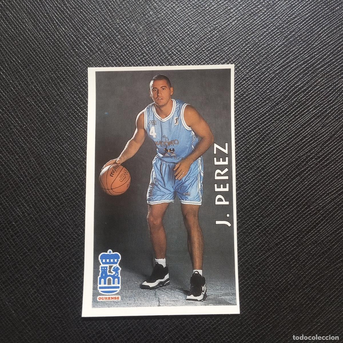 Coleccionismo deportivo: 218 J PEREZ OURENSE MUNDICROMO ACB 96 97 BALONCESTO 1996 1997 - SIN PEGAR - A100 PG523