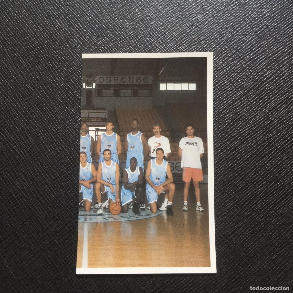Coleccionismo deportivo: 215 PLANTILLA OURENSE MUNDICROMO ACB 96 97 BALONCESTO 1996 1997 - SIN PEGAR - A100 PG523