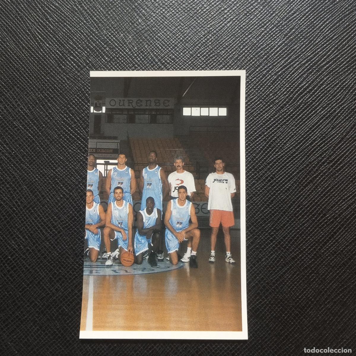 Coleccionismo deportivo: 215 PLANTILLA OURENSE MUNDICROMO ACB 96 97 BALONCESTO 1996 1997 - SIN PEGAR - A100 PG523