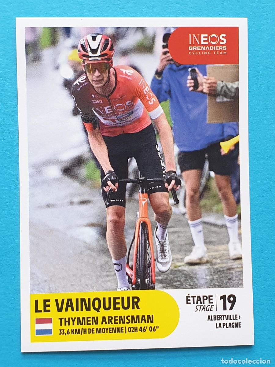 Sammelleidenschaft Sport: WINNER Stage 19 #T19 THYMEN ARENSMAN (Ineos) - Panini TOUR FRANCE 2025 Sticker