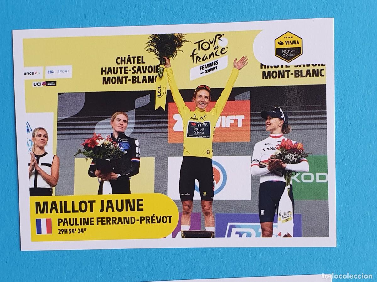 Colecionismo desportivo: WOMEN Maillot Jaune #T26 PAULINE FERRAND-PR&Eacute;VOT (Visma) - Panini TOUR FRANCE 2025 Sticker