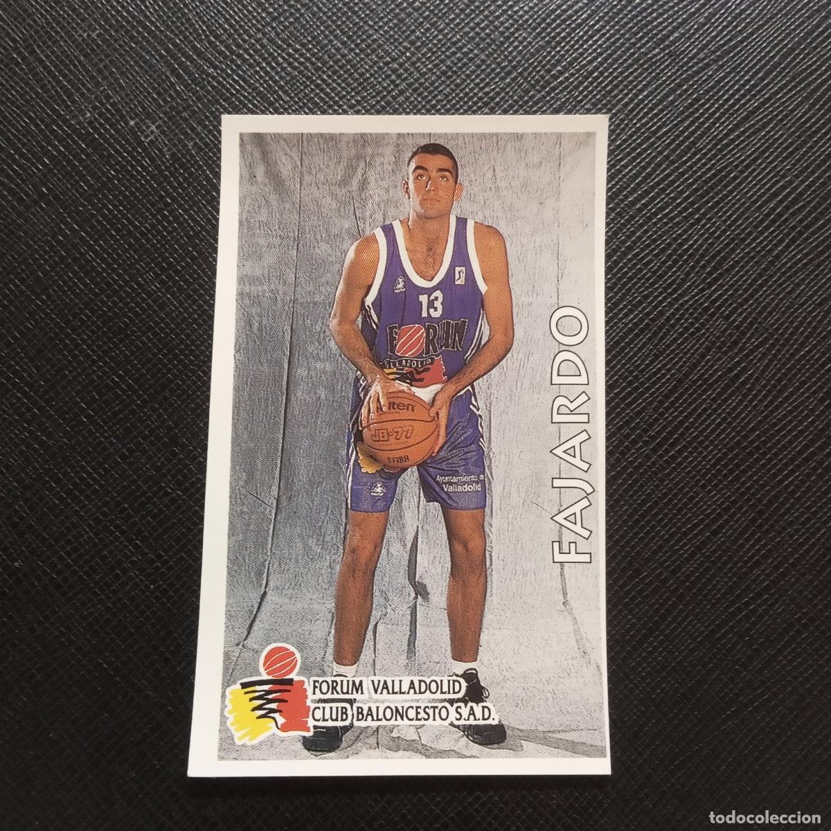 Colecionismo desportivo: 210 FAJARDO FORUM VALLADOLID MUNDICROMO ACB 96 97 BALONCESTO 1996 1997 - SIN PEGAR - A100 PG532
