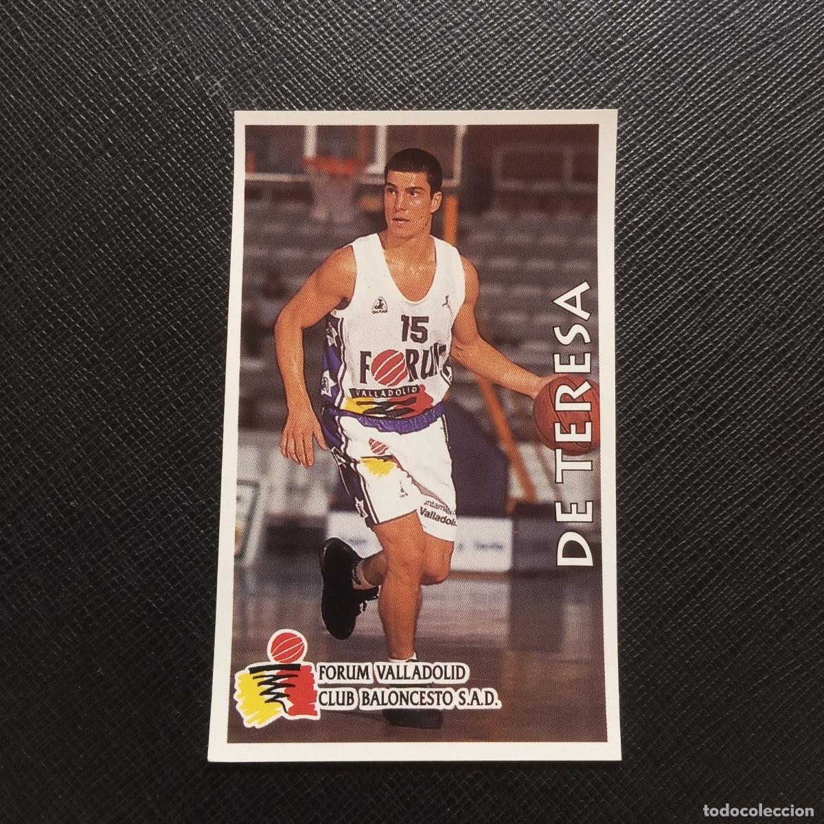 Colecionismo desportivo: 211 DE TERESA FORUM VALLADOLID MUNDICROMO ACB 96 97 BALONCESTO 1996 1997 - SIN PEGAR - A100 PG532