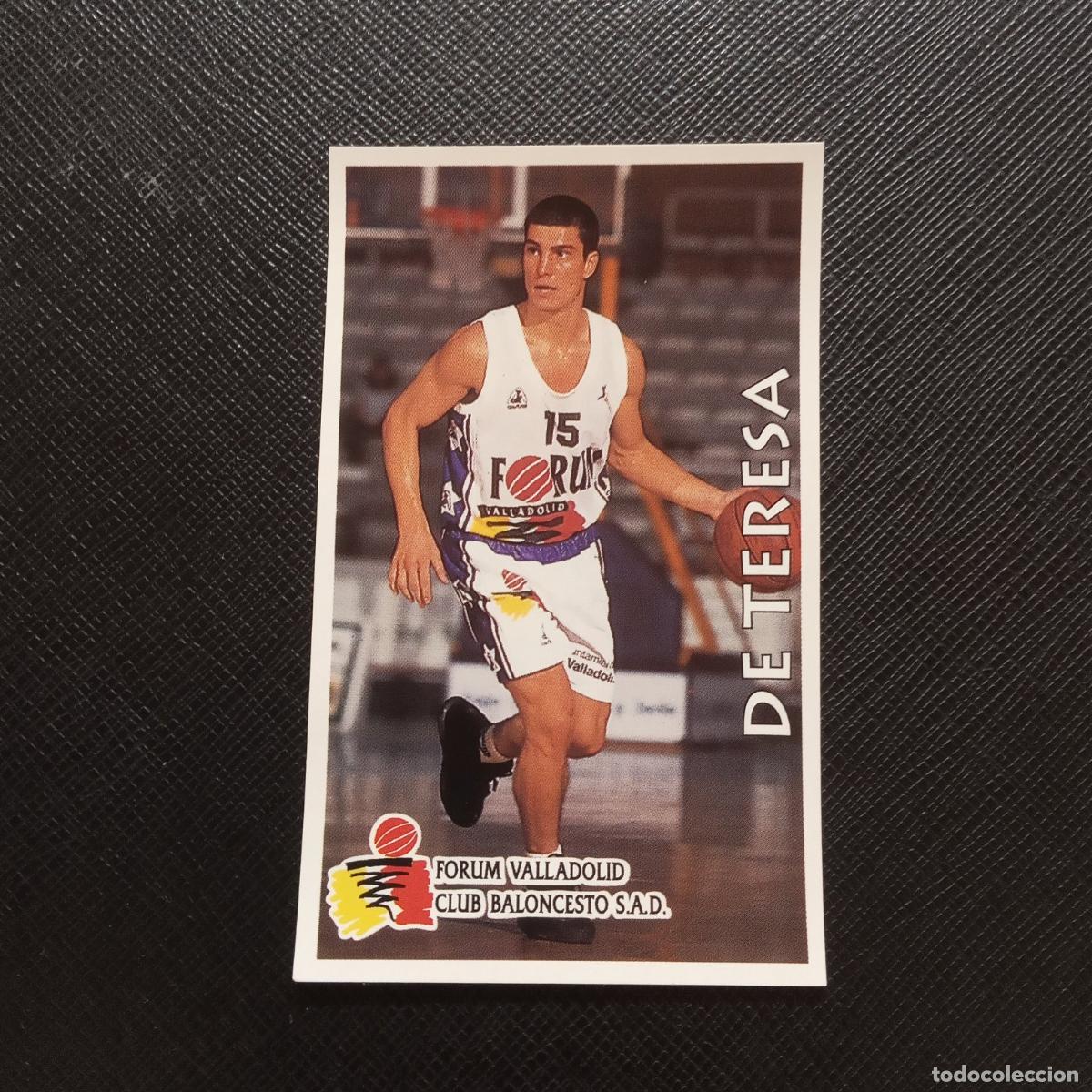 Colecionismo desportivo: 211 DE TERESA FORUM VALLADOLID MUNDICROMO ACB 96 97 BALONCESTO 1996 1997 - SIN PEGAR - A100 PG532