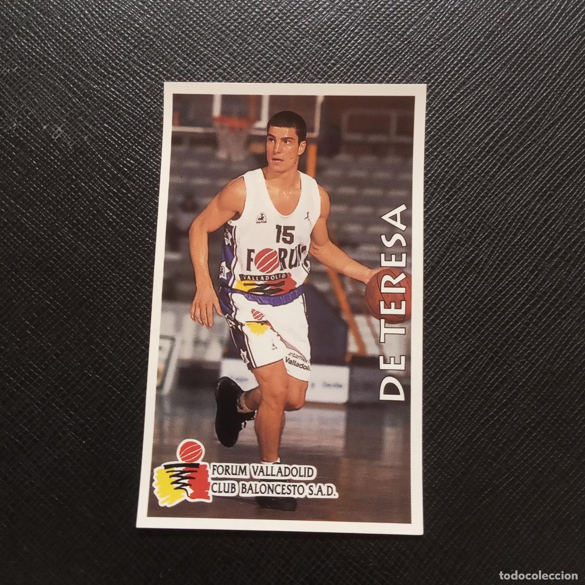 Colecionismo desportivo: 211 DE TERESA FORUM VALLADOLID MUNDICROMO ACB 96 97 BALONCESTO 1996 1997 - SIN PEGAR - A100 PG532