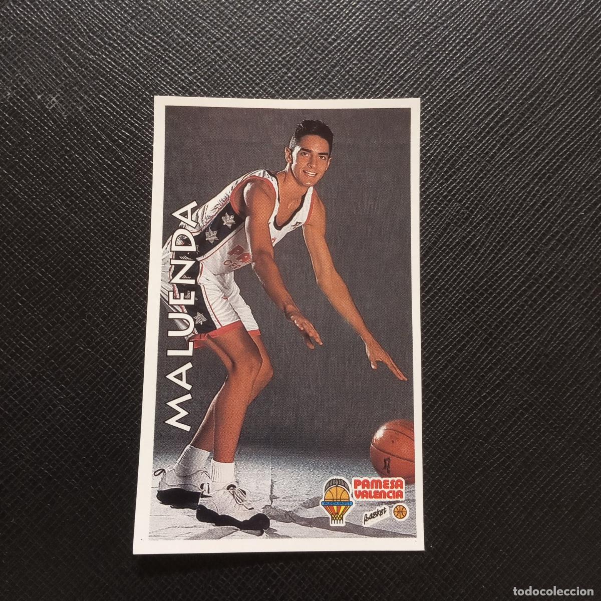 Coleccionismo deportivo: 269 MALUENDA PAMESA VALENCIA MUNDICROMO ACB 96 97 BALONCESTO 1996 1997 - SIN PEGAR - A98 PG64