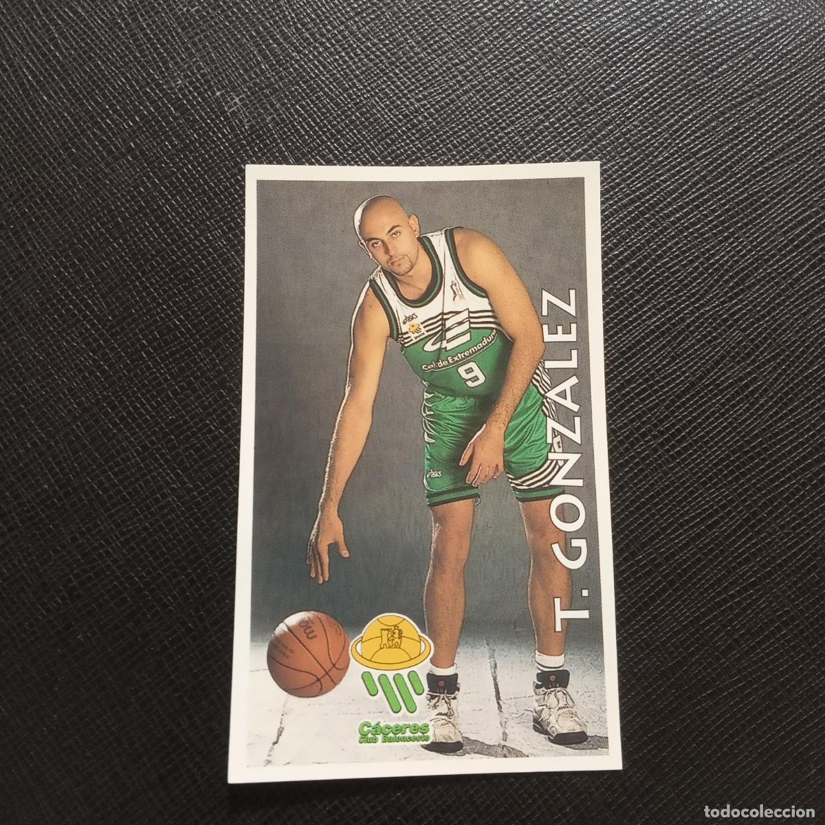 Collezionismo sportivo: 123 T GONZALEZ CACERES MUNDICROMO ACB 96 97 BALONCESTO 1996 1997 - SIN PEGAR - A98 PG136
