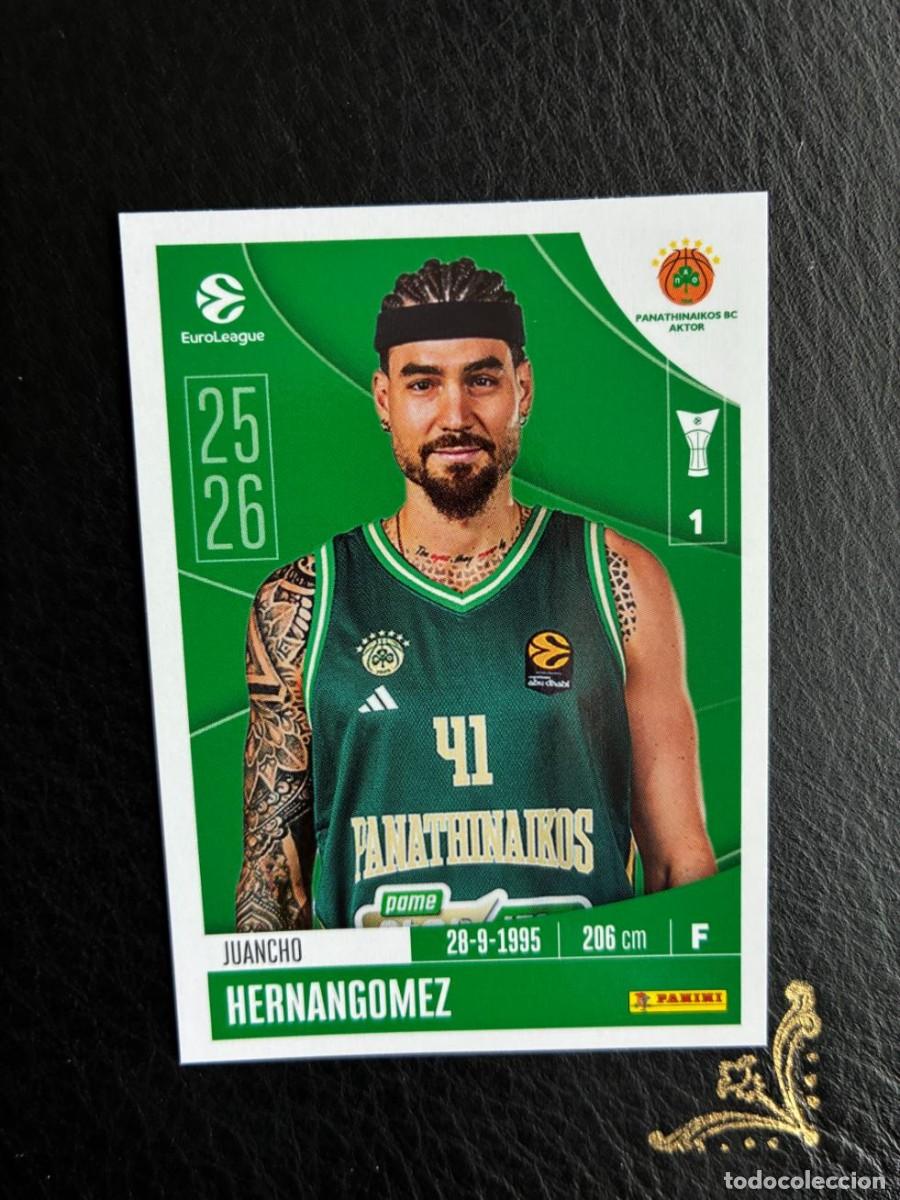 Collezionismo sportivo: 276 JUANCHO HERNANGOMEZ PANATHINAIKOS EUROLEAGUE 25 26 2025 2026 PANINI album