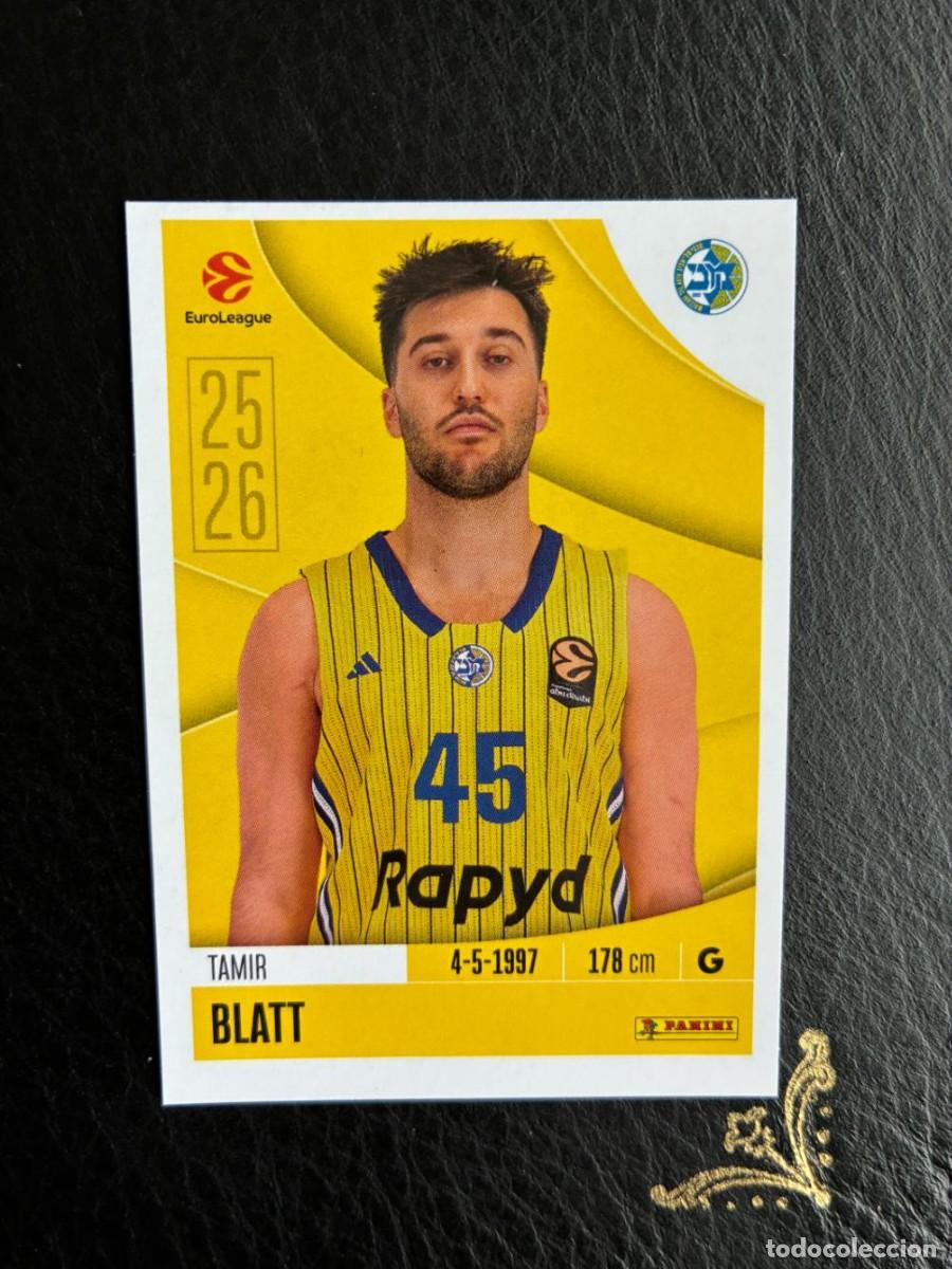 Collezionismo sportivo: 238 TAMIR BLATT MACCABI TEL AVIV EUROLEAGUE 25 26 2025 2026 PANINI album