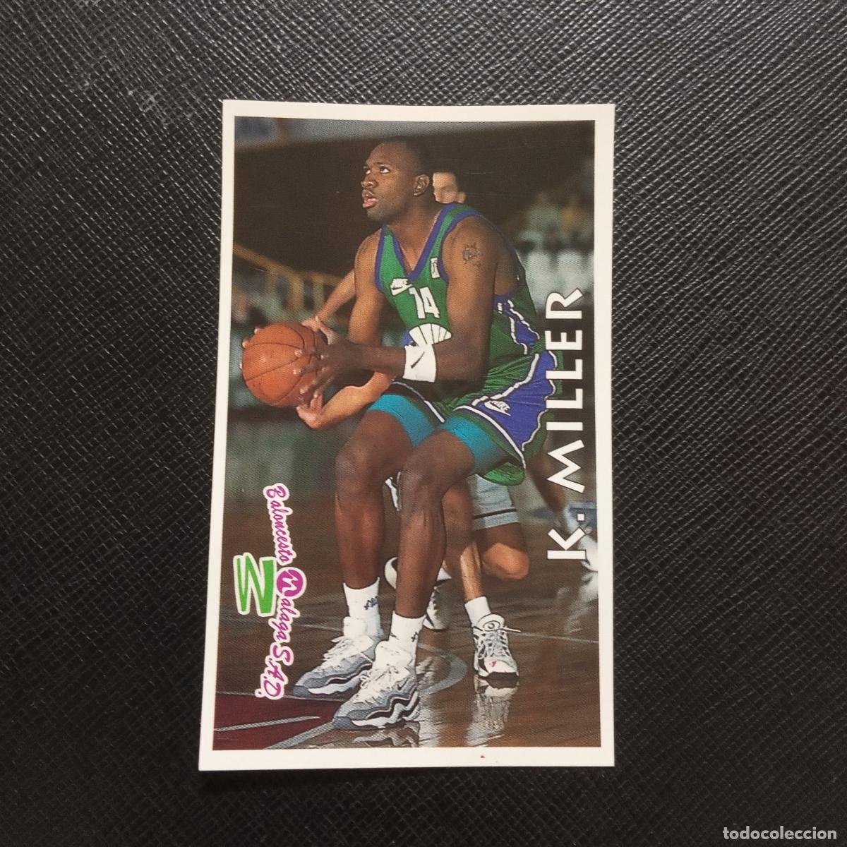 Coleccionismo deportivo: 92 K MILLER MALAGA MUNDICROMO ACB 96 97 BALONCESTO 1996 1997 - SIN PEGAR - A98 PG145